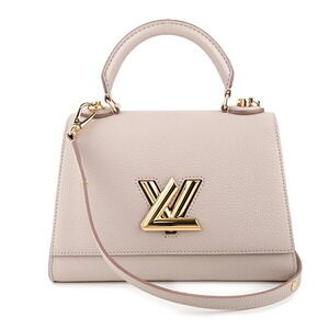 Louis Vuitton Taurillon Leather Twist One Handle Handbag Beige
